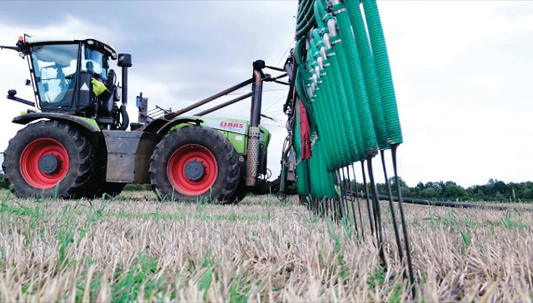 The plant produces approximately 28000 cubic metres of digestate every year The plant produces approximately 28000 cubic metres of digestate every year